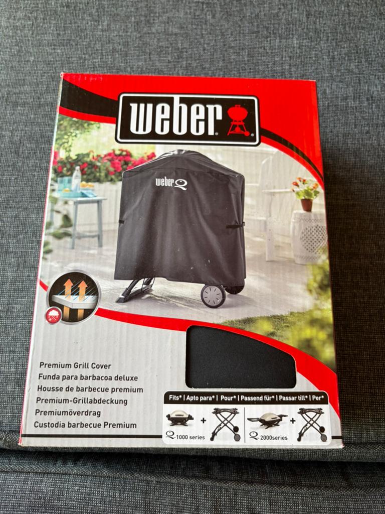 Nieuwe Weber Premium barbecuehoes voor Q 1000/2000 serie, Ophalen of Verzenden, Nieuw