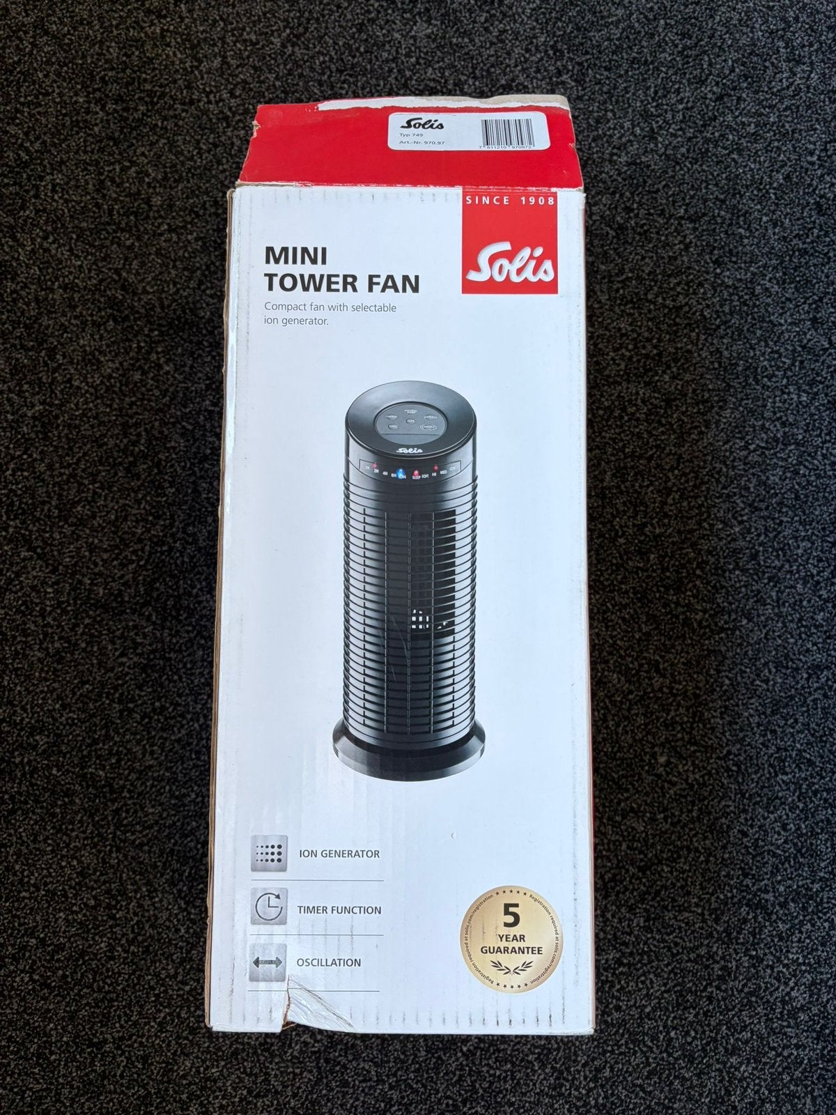 Ventilator mini tower fan zo goed als nieuw, Ophalen of Verzenden, Zo goed als nieuw