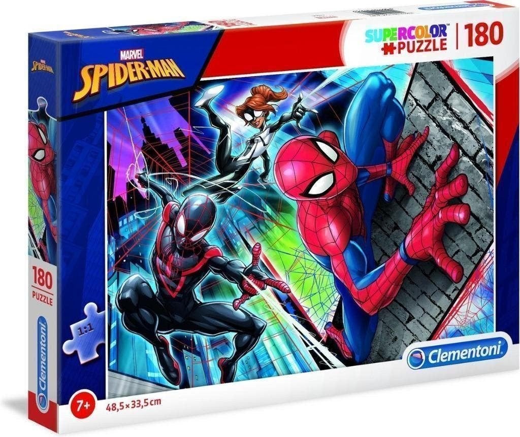 Spiderman Puzzel - 180 stukjes - Clementoni Legpuzzel, Ophalen of Verzenden, Meer dan 50 stukjes, Nieuw, 6 jaar of ouder