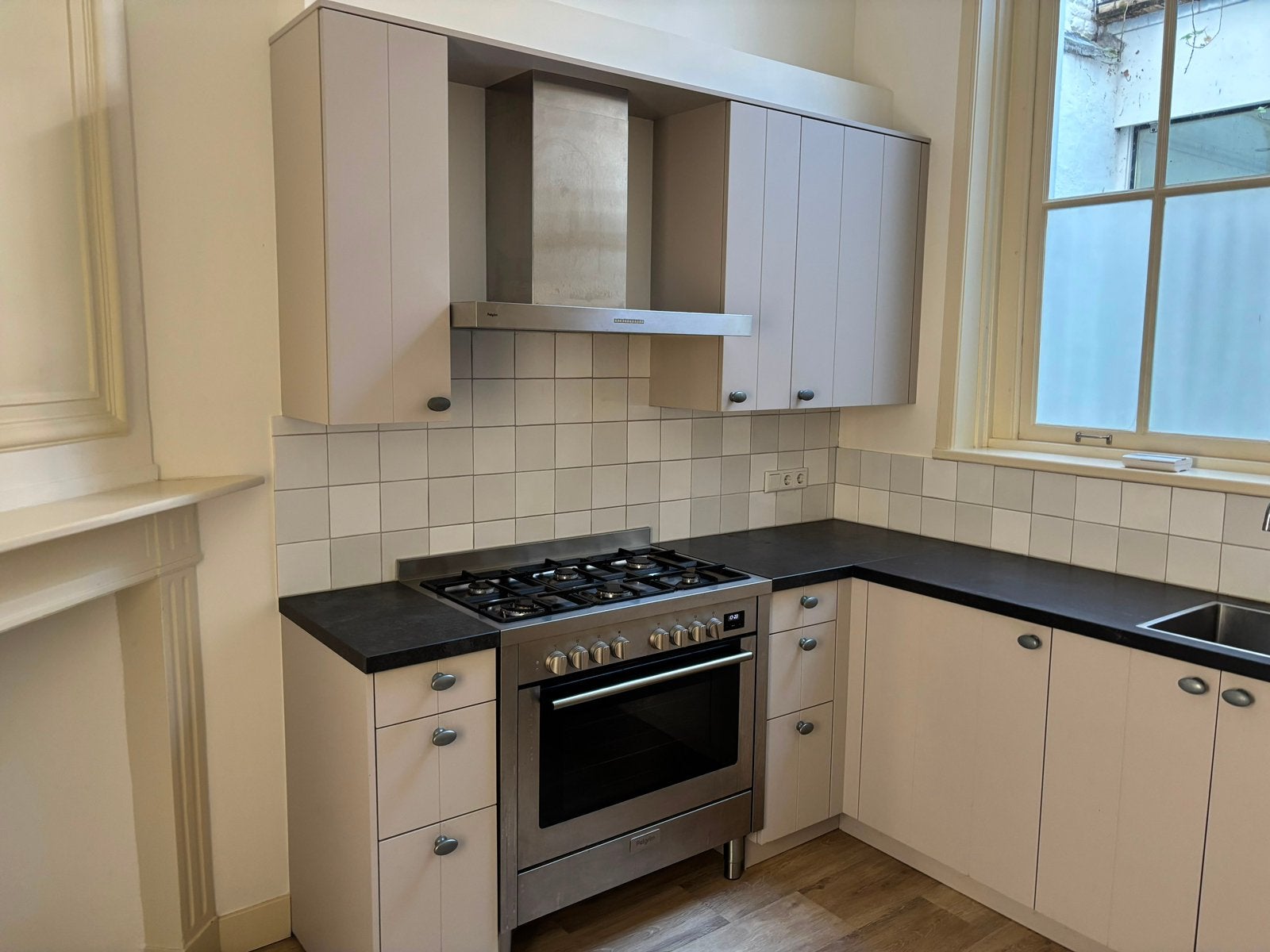Complete keuken met apparatuur – direct beschikbaar, Ophalen, Gebruikt, Grijs, Hoekkeuken