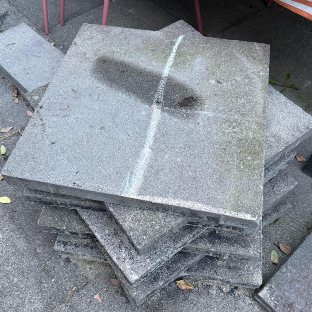 Tuintegels, Tuin en Terras, Tegels en Klinkers, Ophalen, Beton, Terrastegels