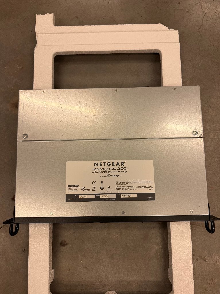 Netgear ReadyNAS 2100 1U Rack NAS | RNRX40001-100EUZ, Computers en Software, NAS, Ophalen of Verzenden, Gebruikt