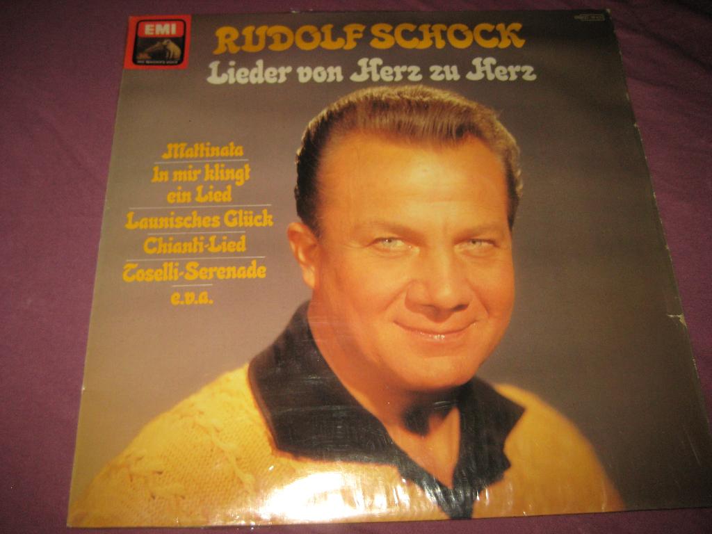 LP, Rudolf Schock: Lieder von Herz zu Herz, Cd's en Dvd's, Ophalen of Verzenden, Zo goed als nieuw, 12 inch