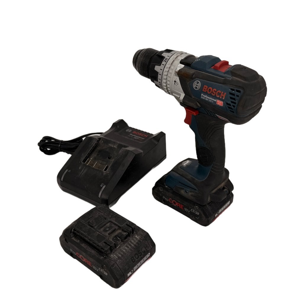 Bosch GSB 18V-110 C Boormachine | Incl. 2 Accu's & Lader, Bosch, Gebruikt, Support@bosch.com, Robert Bosch GmbH
Robert-Bosch-Platz 1
70839 Gerlingen-SchillerhÃ¶he
Germany