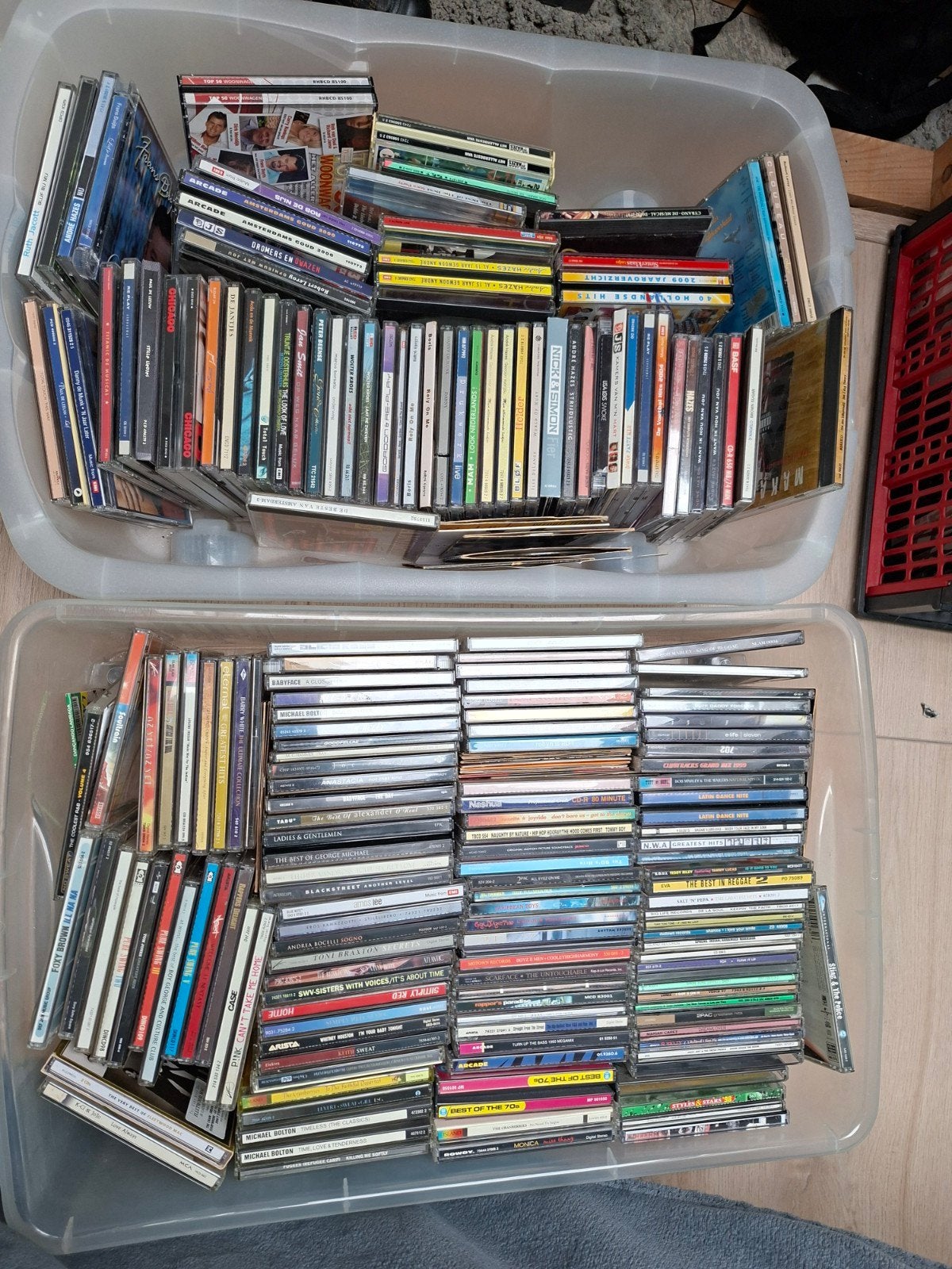 collectie van ruim 200 diverse CD's, Cd's en Dvd's, Cd's | Nederlandstalig, Ophalen, Gebruikt, Hiphop of Rap, Album