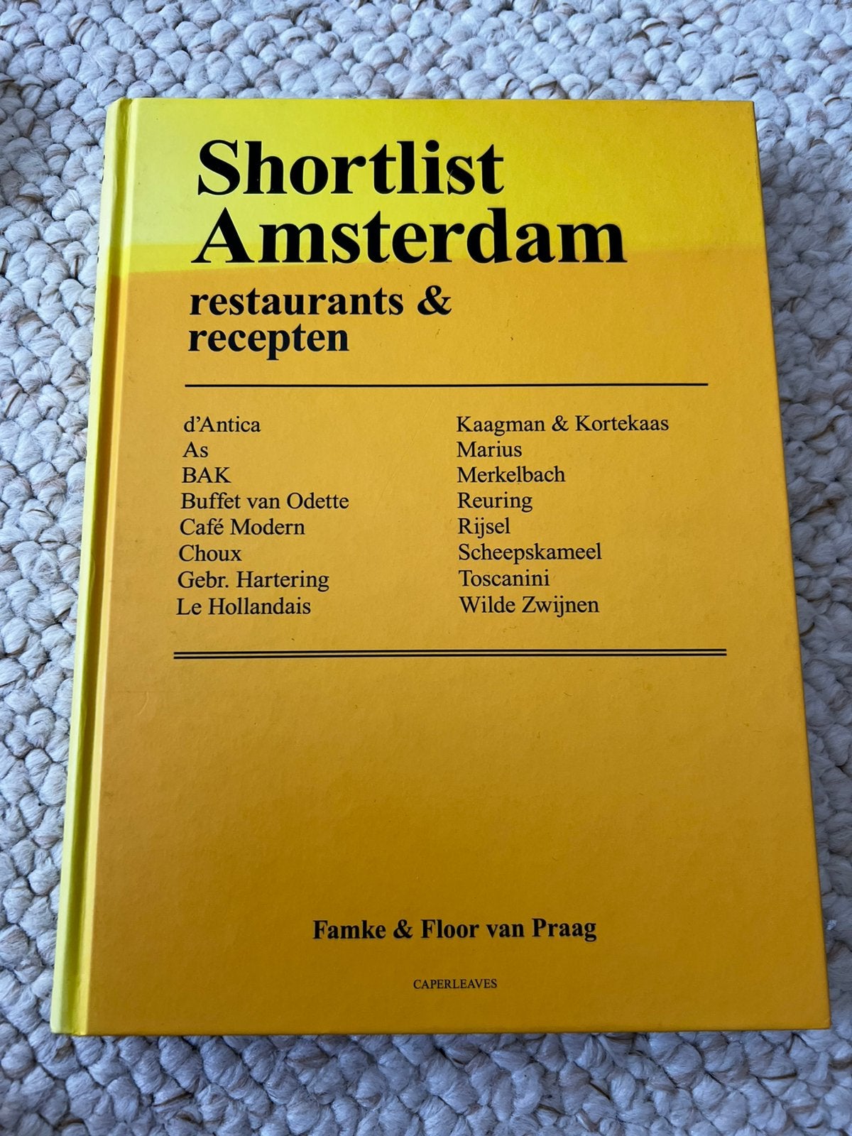 Floor van Praag - Shortlist Amsterdam, Ophalen of Verzenden, Gelezen, Floor van Praag; Famke van Praag