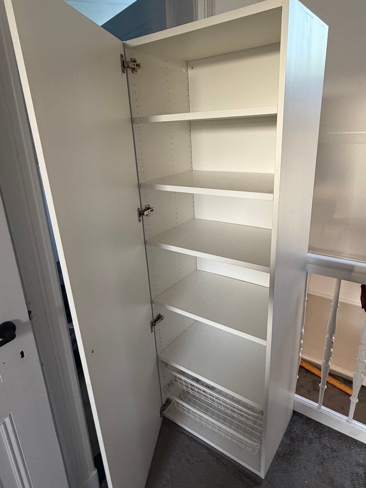 IKEA Platsa kast 180 cm met planken en draadmand, Ophalen, Zo goed als nieuw