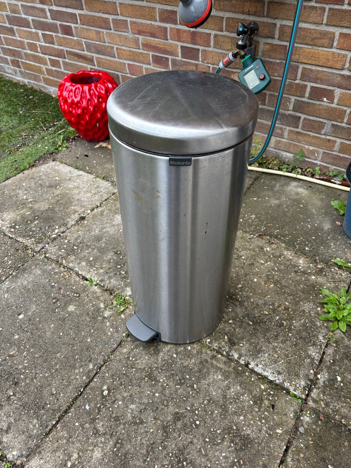 Brabantia Vuilnisbak G 23-30L - Werkt prima, Huis en Inrichting, Ophalen, Gebruikt, Met pedaal, 20 tot 30 liter