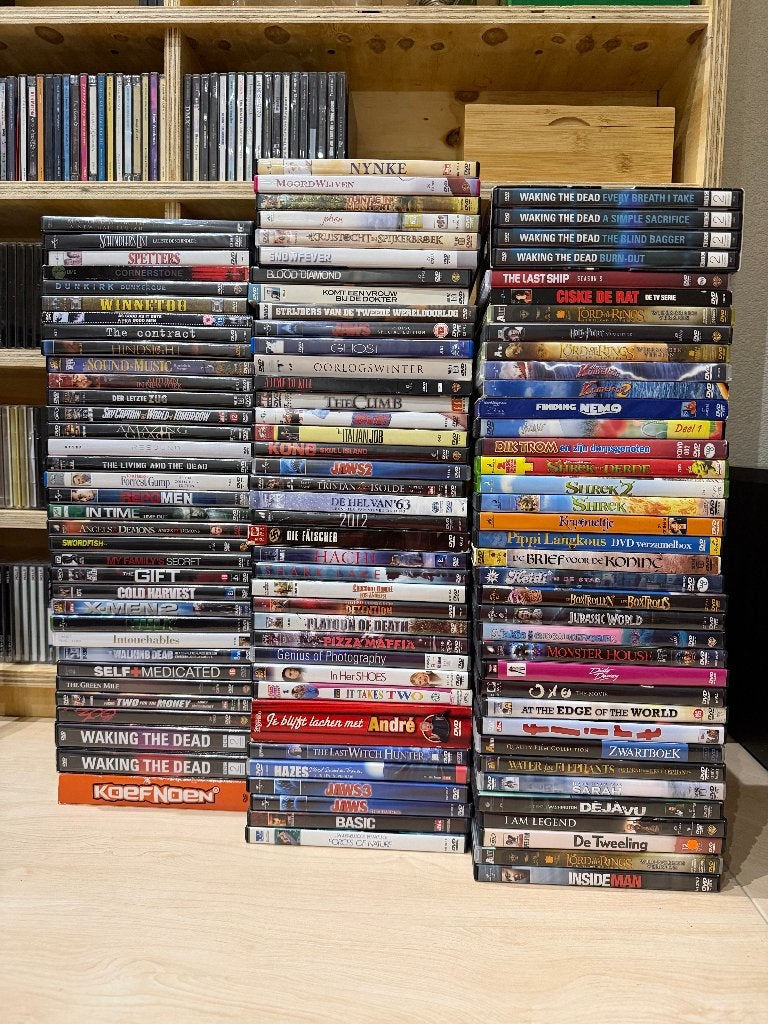 ✅ 108 DVD 100% Toptitels - DVD Pakket, Cd's en Dvd's, Alle leeftijden, Spaans, Zo goed als nieuw, Bonusmateriaal