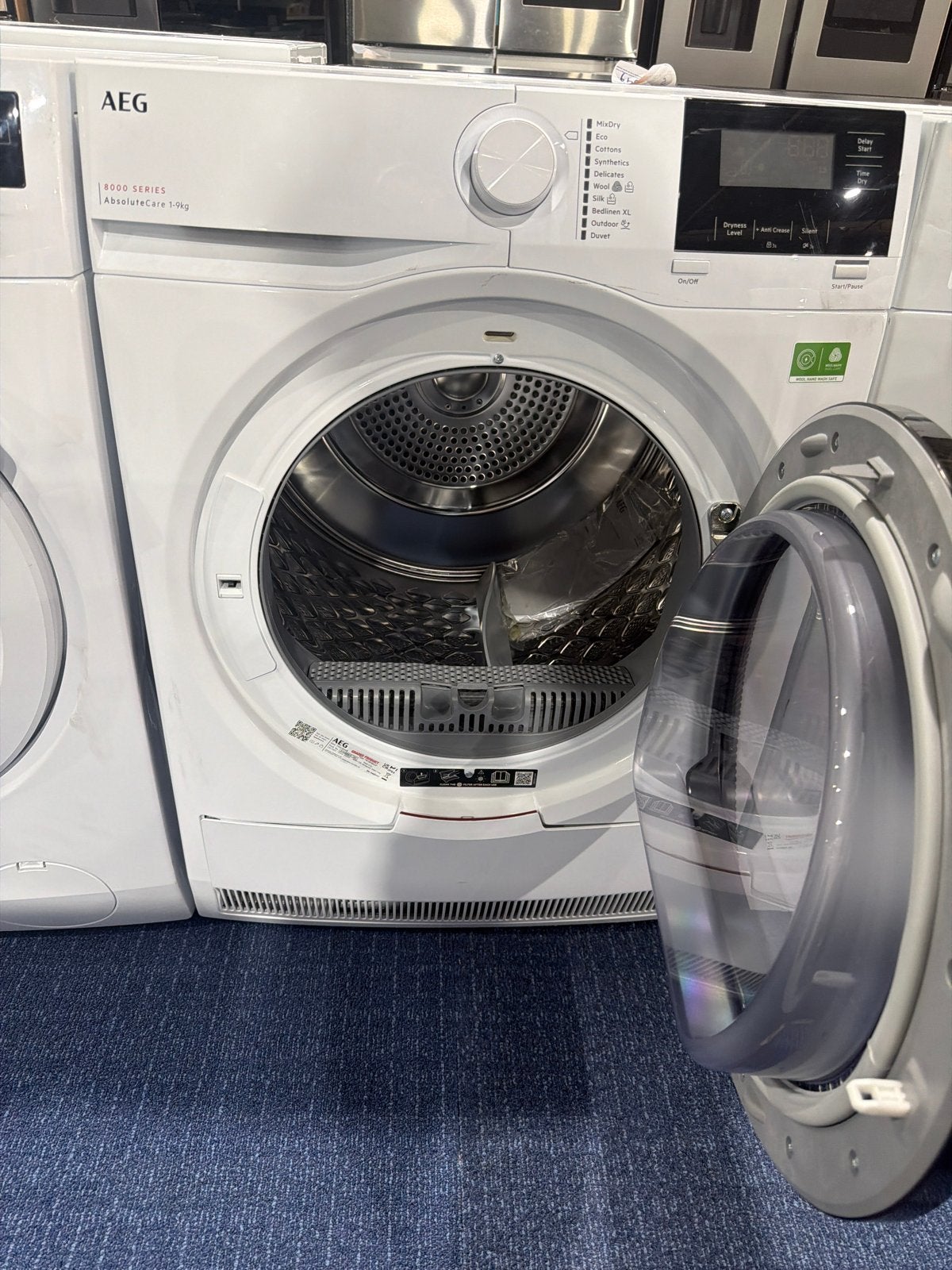 AEG 9 kg  A+++ Droger 8000 serie - Nieuwstaat, Witgoed en Apparatuur, Wasdrogers, Overige typen, 8 tot 10 kg, Nieuw, Ophalen of Verzenden
