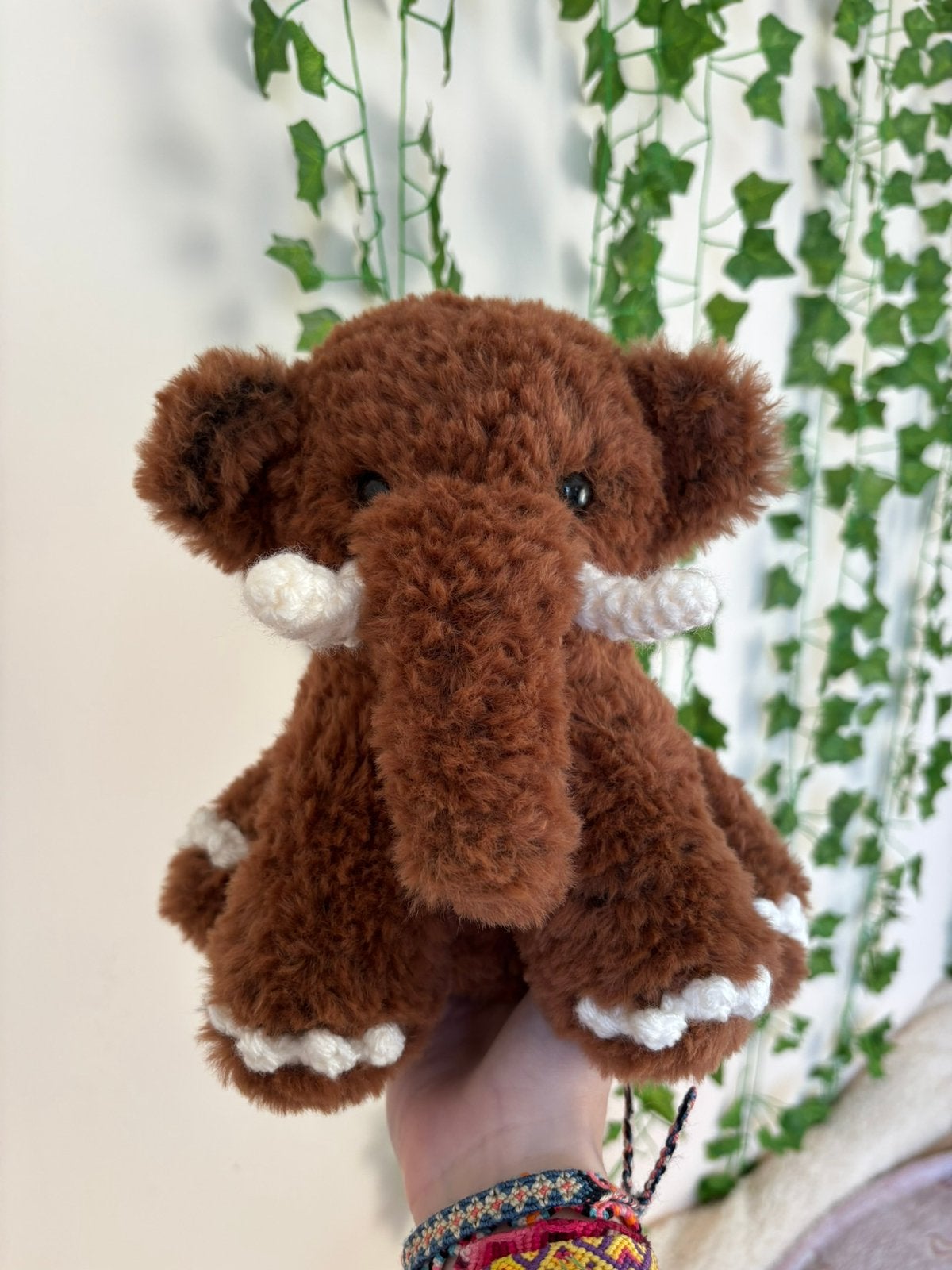 Fluffy mammoet knuffel, Verzenden, Zo goed als nieuw, Overige typen