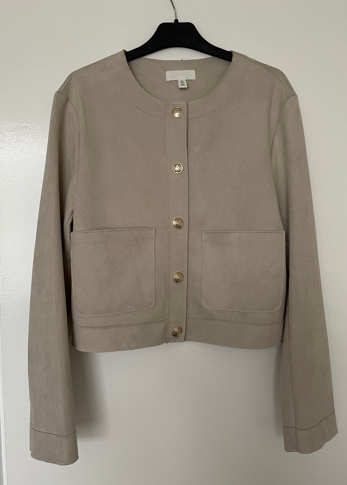 Vest met zakdetails, Ophalen of Verzenden, Zo goed als nieuw, Maat 36 (S), Beige