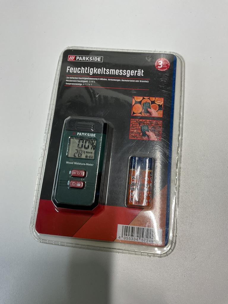 Nieuwe vochtmeter in ongeopende verpakking, Doe-het-zelf en Verbouw, Ophalen, Nieuw
