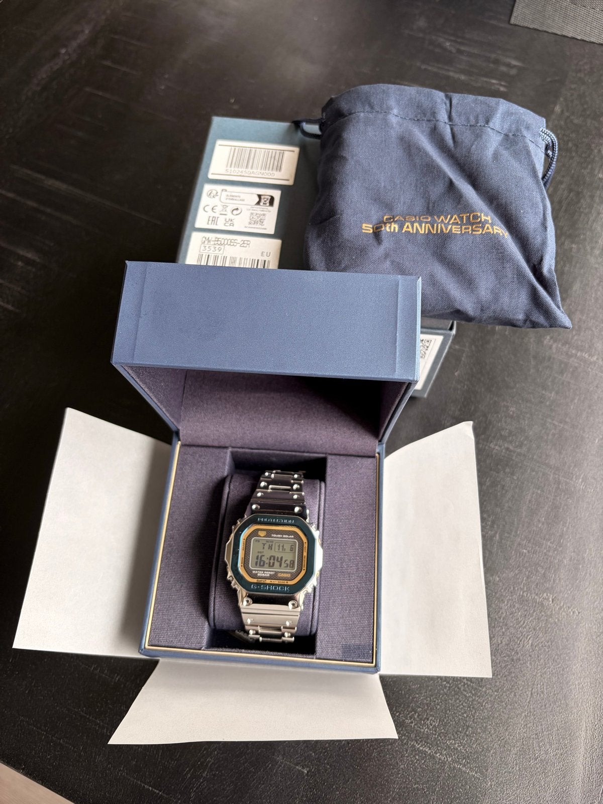 Casio G-Shock GMW-B5000 horloge NIEUW, Staal, Polshorloge, Nieuw, Ophalen of Verzenden