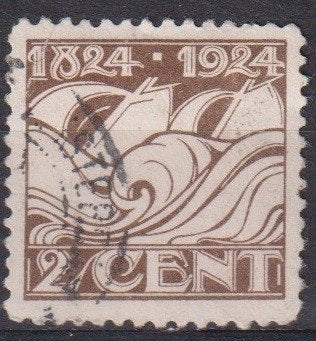 Nederland 1924 nr 139 Reddingsbrigade 100 jr  AMSTERDAM, Verzenden, Gestempeld, Overige thema's