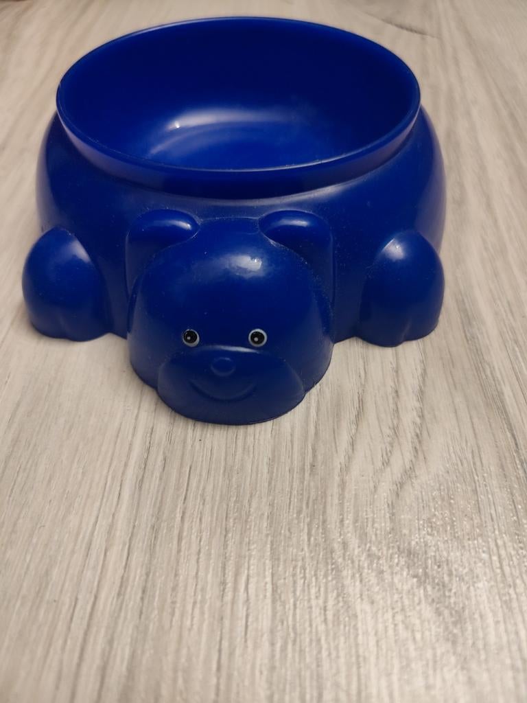 Leuke voerbakje van blauwe beertje, Ophalen of Verzenden