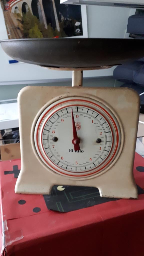 Retro weegschaaltje, Ophalen of Verzenden, Personenweegschaal, Minder dan 10 kg
