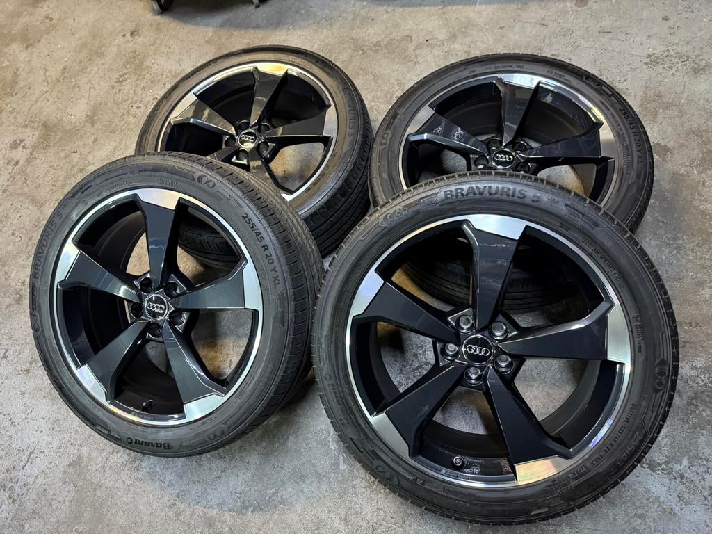 ✅ 20 inch Audi Sport Rotor RS Q5 Q3 SQ5 velgen 5x112 velgen, Ophalen, Gebruikt, 255 mm, Banden en Velgen