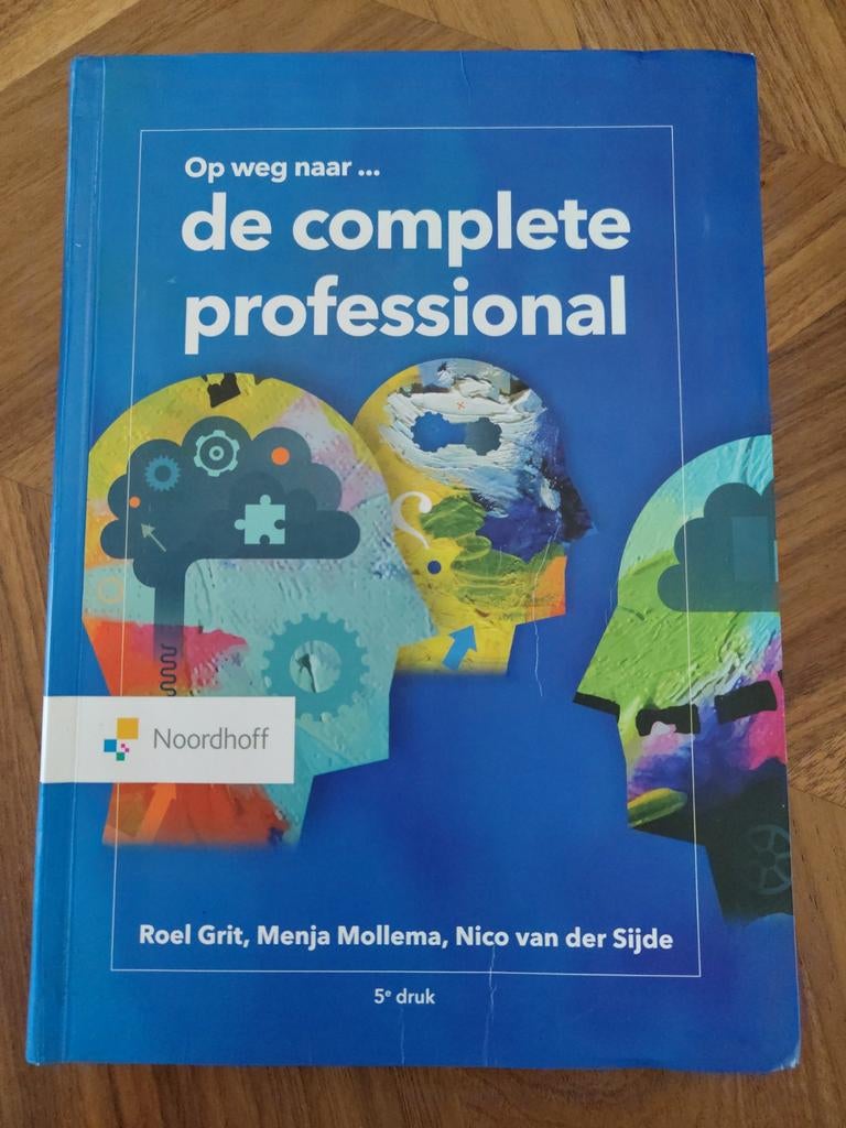 De Complete Professional - 5e druk, Ophalen of Verzenden, Zo goed als nieuw, HBO, Roel Grit, Menja Mollema, Nico van der Sijde