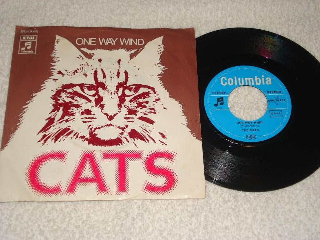 The Cats    One Way Wind   Dtslnd     Orgineel, Cd's en Dvd's, Vinyl Singles, Ophalen of Verzenden, Zo goed als nieuw, Pop