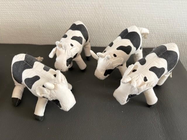 knuffels model koe 4 stuks samen, Ophalen of Verzenden, Nieuw, Overige typen