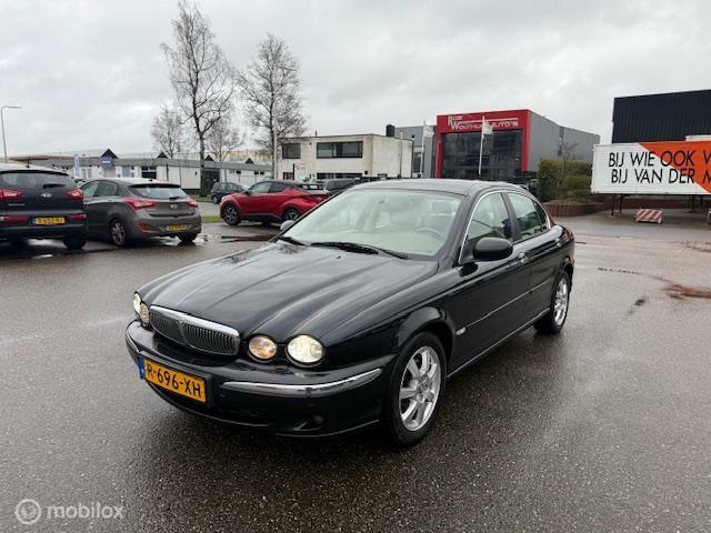 Jaguar X-type 2.0 V6 Executive, Auto's, Beige, 156 pk, Zwart, Bedrijf
