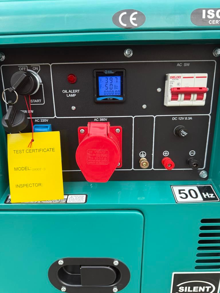 Te koop diverse nieuwe diesel aggregaten, Ophalen of Verzenden, Nieuw, 5 tot 10 kVA, Geluidgedempt