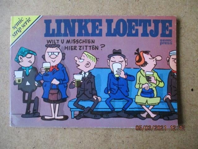 adv0208 linke loetje oblong 4, Eén stripboek, Ophalen, Gelezen