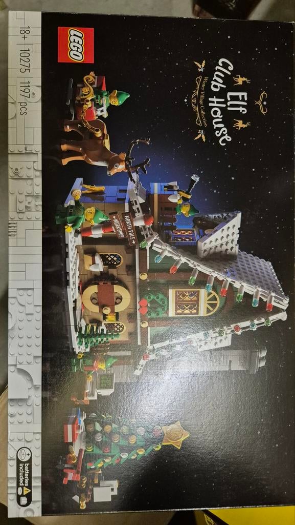 Lego 10275 Elf Club House - Gebouwd, Ophalen of Verzenden, Gebruikt, Complete set, Lego