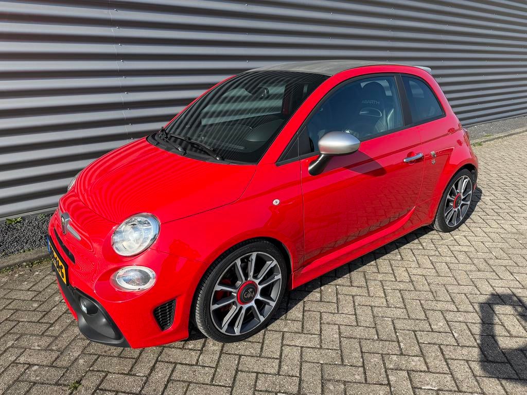 Abarth 595 Turismo 500 Cabriolet Automaat 165 PK Fiat, 164 pk, Zwart, 4 cilinders, Leder