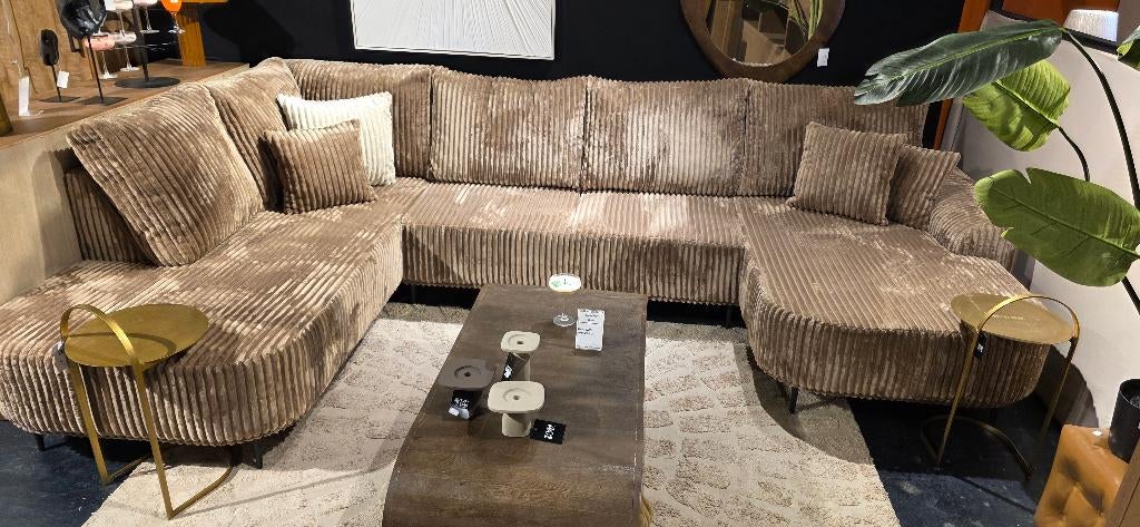 U-bank Milaan Ribstof Direct leverbaar! 5 Jaar Garantie !, Huis en Inrichting, Bornsestraat 31, Jarameubeloutlet@hotmail.com, Nieuw