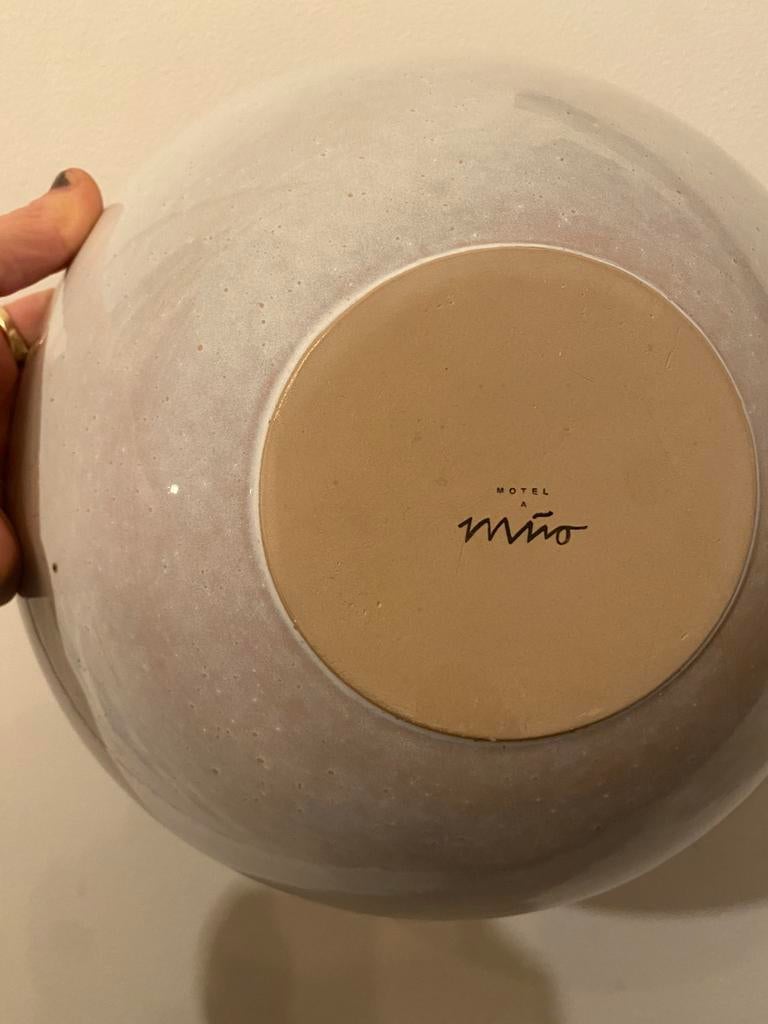 AREIA SERVEERSCHAAL GROOT PLAT mint - Motel a miio, Verzenden, Overige stijlen, Porselein, Schaal of Schalen