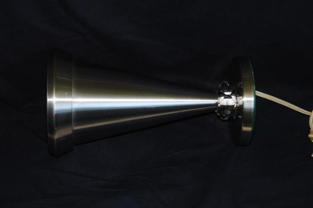 ufo lamp vintage lamp retro lamp slaapkamer lamp nachtkast, Gebruikt, Ophalen of Verzenden, Metaal, Minder dan 50 cm