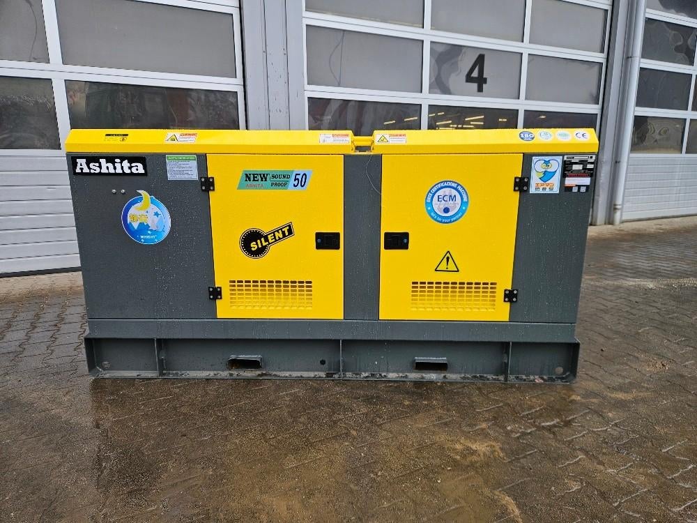 Ashita Power AG3-50E 50Kva diesel generator ref 7026 (nieuw), Dieselolie, Geluidgedempt, Nieuw, Ophalen of Verzenden