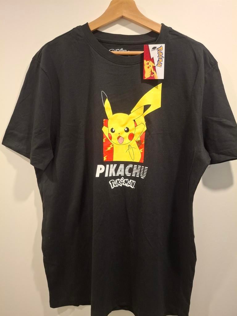 Pokemon Pikachu T-shirt - Maat Large, Kleding | Heren, Pokemon, Maat 52/54 (L), Zwart, Nieuw