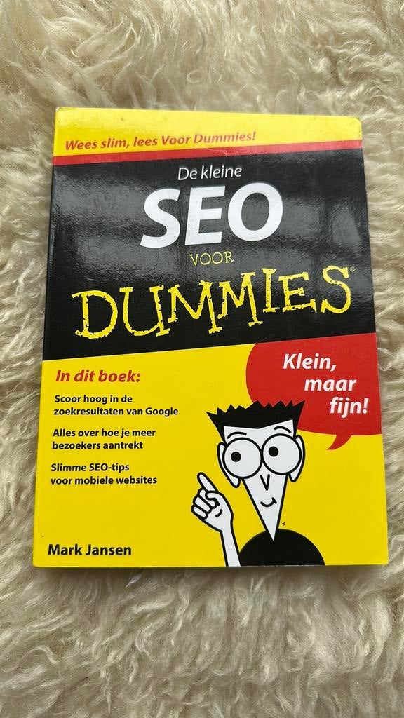 Mark Jansen - De kleine SEO voor Dummies, Boeken, Economie, Management en Marketing, Zo goed als nieuw, Management, Ophalen of Verzenden