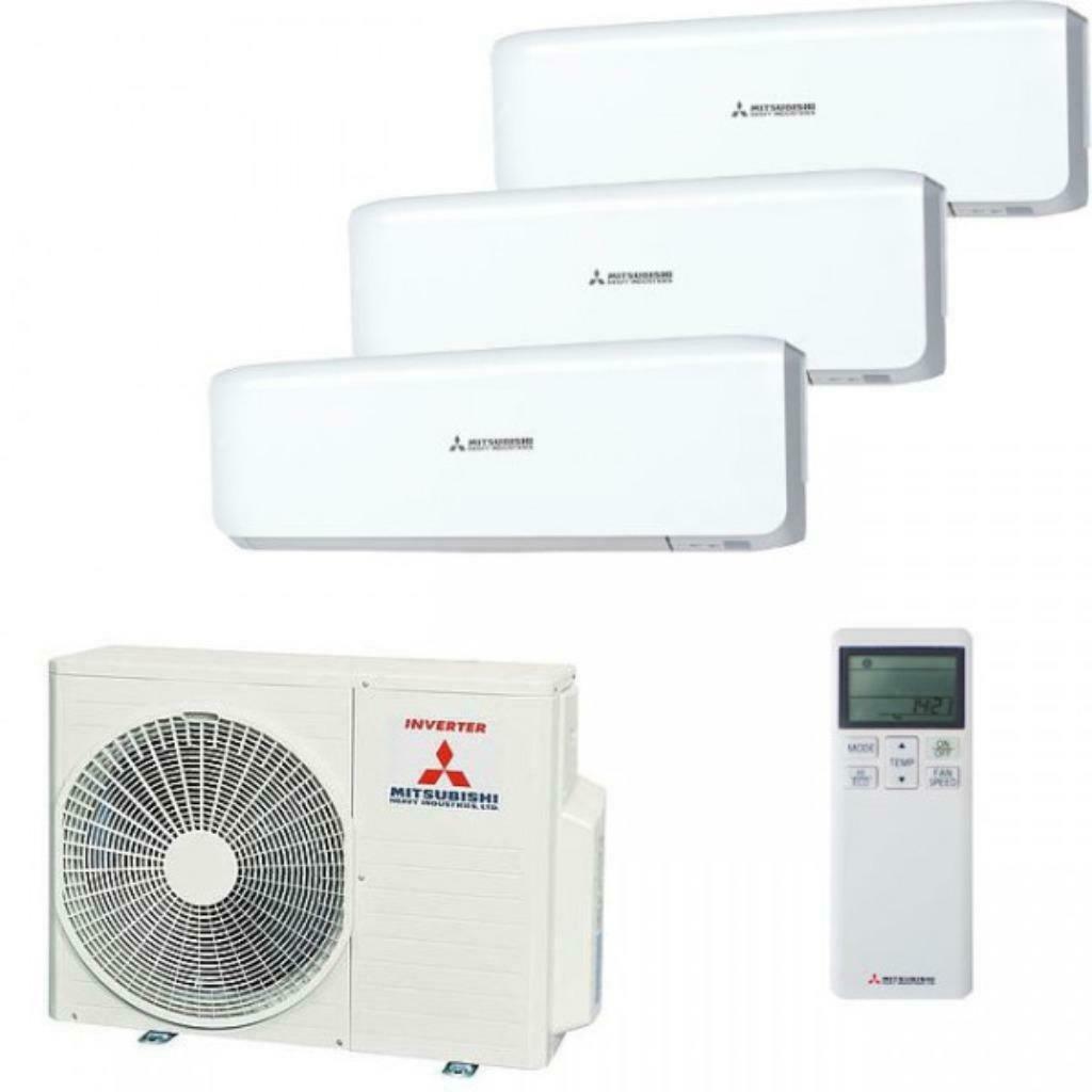 Multisplit split unit airco Mitsubishi Heavy Industries Wifi, Ophalen, Koelen en Ontvochtigen, Timer, Nieuw