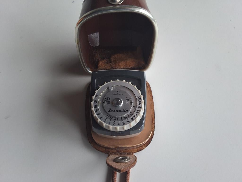 Gossen Sixtinette Belichtingsmeter - Jaren 60, Audio, Tv en Foto, Fotocamera's Analoog, Ophalen of Verzenden, Gebruikt, Overige Merken