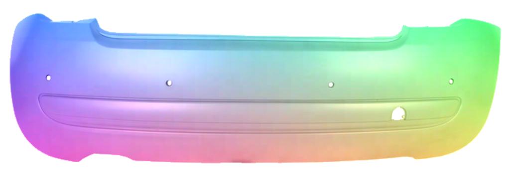 Achterbumper Voor Fiat 500 (312) 2007-2015 PDC Gespoten in g, Auto-onderdelen, Verzenden, Nieuw, Achter, Bumper