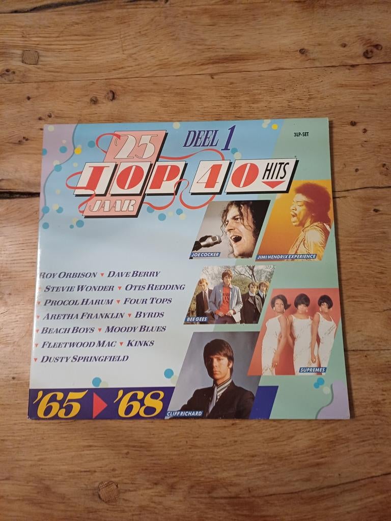 25 Jaar Top 40 Hits Deel 1 '65-'68 Vinyl LP, Ophalen of Verzenden, Zo goed als nieuw, 12 inch, Pop