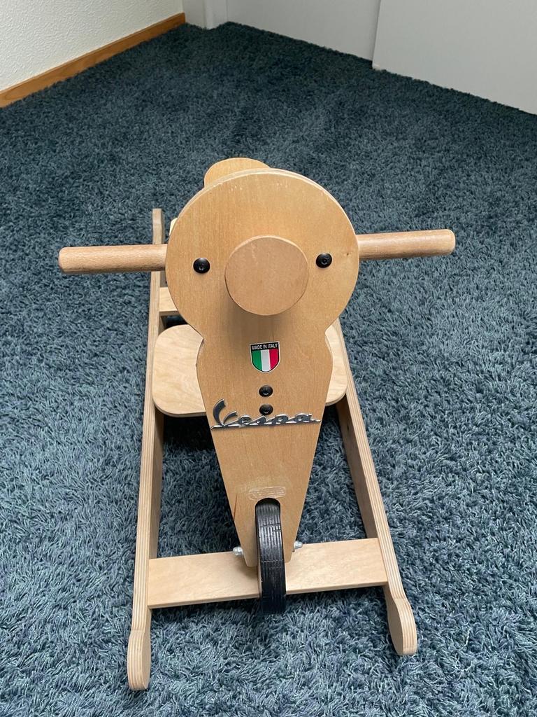 Vespa Hobbel Scooter Baby - Houten Speelgoed, Ophalen of Verzenden, Zo goed als nieuw