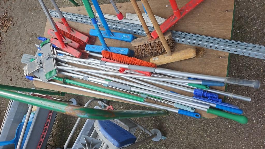 Partij alumium stokken, Ophalen, Breien of Haken, Wol of Garen