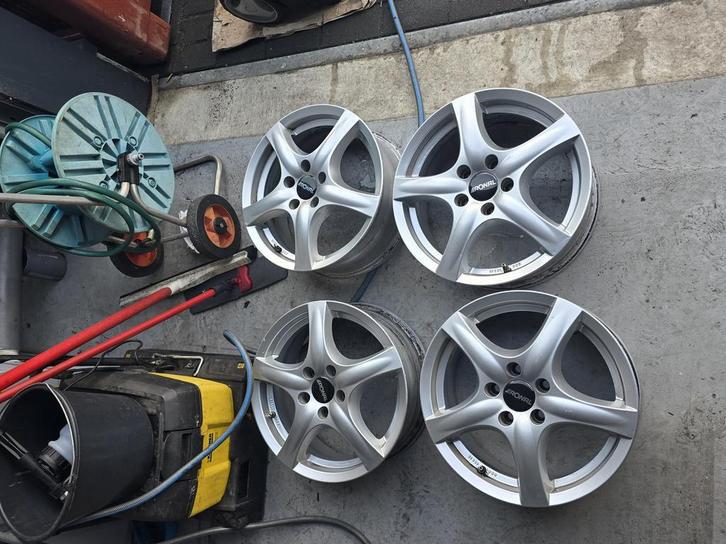 Lichtmetalen velgen 5x112-5x108-5x100, Auto-onderdelen, Banden en Velgen, Ophalen, Velg(en), 16 inch, 205 mm