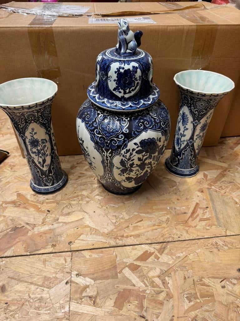 Kaststel set - delft blauw - boch, Ophalen