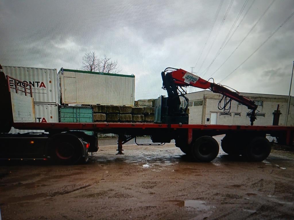 Trailer met kraan tekoop,, Ophalen of Verzenden
