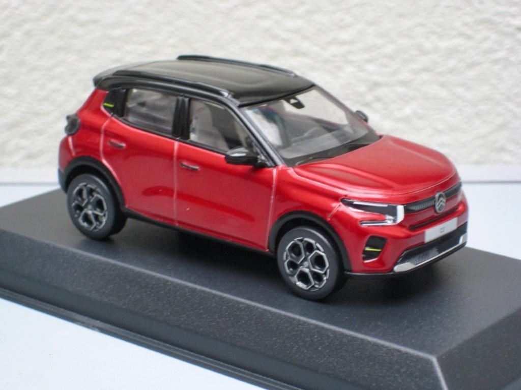 Citroen C3 2024 rood, wit of wit met zwart dak Norev 1:43, Ophalen of Verzenden, Nieuw, Auto, Norev