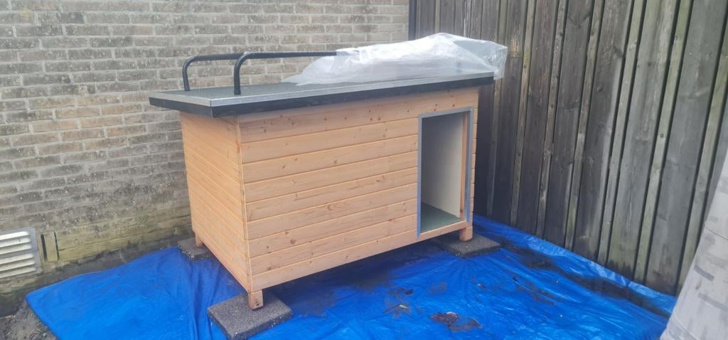 Hondenhok honden hok nachthok hout geïsoleerd, Ophalen, Nieuw, 110 cm of meer, 100 cm of meer