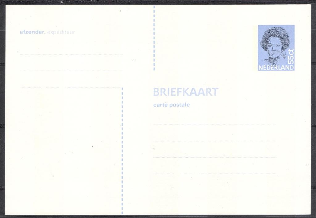 Briefkaart (5) - Beatrix 55 cent, Verzenden, Briefkaart