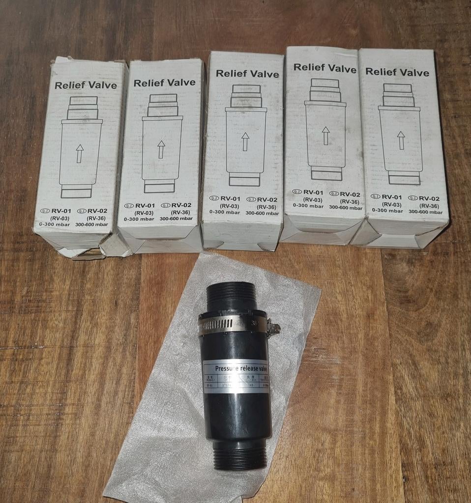 Overdrukventiel Relief Valve RV-01 (RV-03), Doe-het-zelf en Verbouw, Ophalen of Verzenden