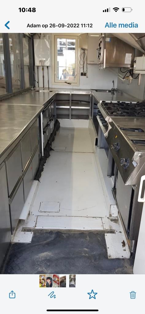 Foodcontainer ; compleet in gericht 6x2,4x2.4 m( 30 food ), Ophalen of Verzenden